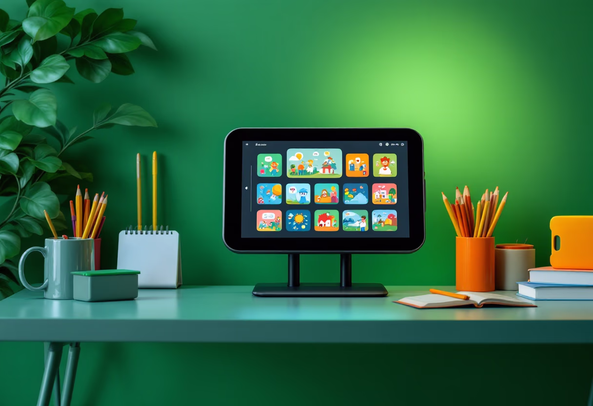 interactive educational tool in a classroom