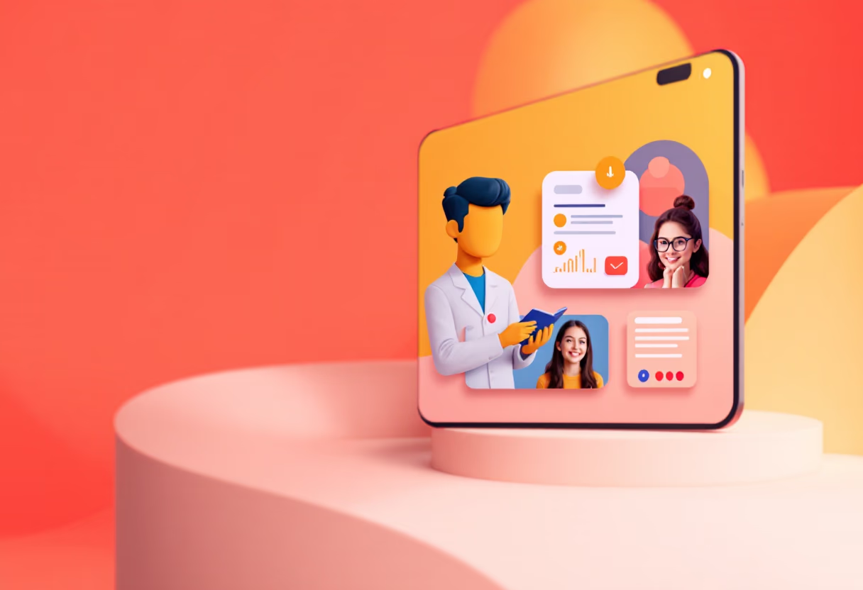 [interface] image of a screenshot of a learning module (for edtech)