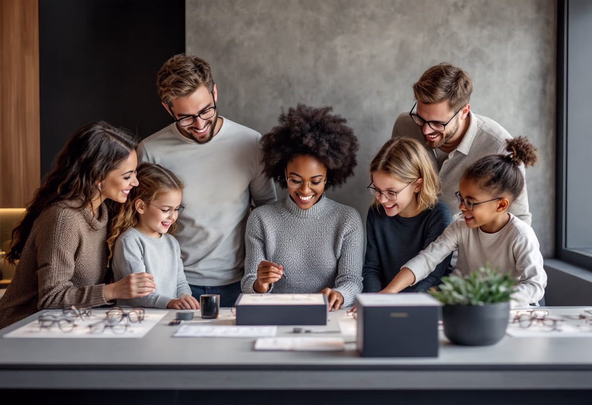 optician store and optometry clinic